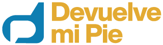 Logo DevuelveMiPie — cliente de Muller y Pérez