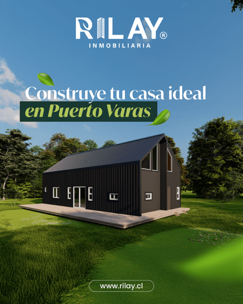 Diseño campaña inmobiliaria Rilay Puerto Varas construcción de casas - Muller y Pérez agencia Chile